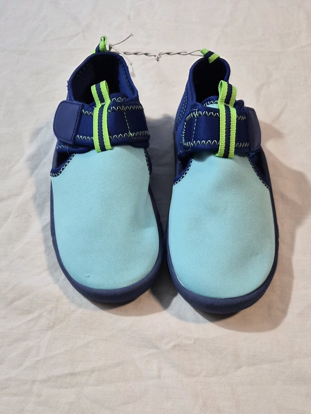 Gymboree Aqua Blue Water Shoes Toddler Size 13/1 Hook & Loop Beach Pool NWOT